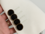 Costume Suits croisé Blanc cassé  Taille. 48 Wool laine Neuf sans étiquette