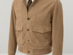 Veste en simili-Suède beige 54   XXL Neuf avec étiquette. Emporio