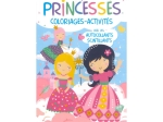 Princesses Coloriages et Activités avec autocollants scintillants