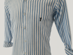 Chemise en Lin à rayures.  Taille M/L : Neuf avec étiquette