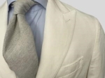 Veste Eleventy en coton et lin – Couleur crème – Taille 46