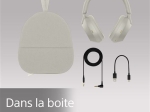 Casque audio à réduction de bruit Bluetooth Sony WH1000XM5 Argent