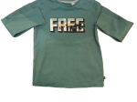 T-shirt à message FREE vert garçon  4 ans - okaidi