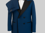 Nouveau smoking bleu Roi  50 Neuf avec étiquette. Blu studio