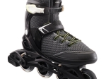 OXELO Roller fitness homme fit100 noir gris - Taille 43