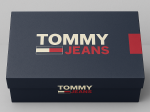 Sneakers Tommy Jeans Homme – Noir, Blanc et Rouge