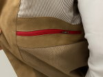 Veste en simili-Suède beige 54   XXL Neuf avec étiquette. Emporio
