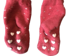 Chaussettes fourrées à motifs Var rouge - bébé fille 12 mois