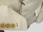 Veste Eleventy en coton et lin – Couleur crème – Taille 46