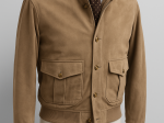 Veste en simili-Suède beige 54   XXL Neuf avec étiquette. Emporio