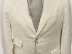 Veste Eleventy en coton et lin – Couleur crème – Taille 46