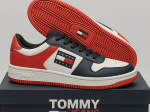 Sneakers Tommy Jeans Homme – Noir, Blanc et Rouge