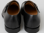 Chaussures Monk Strap en cuir noir – Atelier