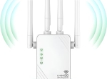 ANDHOT 2023 dernier répéteur WiFi, WiFi Extender, 1200mbps 5ghz / 2.4GHz Double Bande Anti - interférence amplificateur WiFi, répéteur/routeur/Mode AP, amplificateur de Signal。