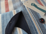 Chemise en Lin à rayures.  Taille M/L : Neuf avec étiquette