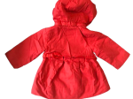 Jacadi - parka rouge - bébé fille 12 mois