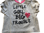 T-Shirt Fille Baby club  - 12 mois - en bon état