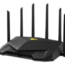 Routeur sans fil Wifi Bi-bande Asus TUF Gaming AX6000 Noir et jaune