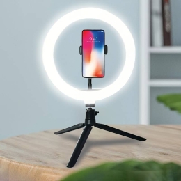 10 Pouces Anneau Remplir La Lumière, Téléphone Portable Lumière De Beauté, Diffusion En Direct Lumière Avec Support