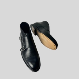 Chaussures habillées à double boucle Lordh – Noires – Pointure 42