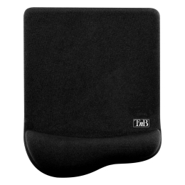 Tapis de souris antimicrobien T'n'b Ergo Design avec repose-poignet gel Noir