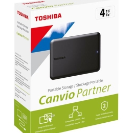 Disque dur externe Toshiba Canvio Partner 4 To Noir