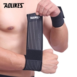 Aolikes – attelle de soutien de poignet de sport, enveloppe réglable à Compression de 40cm/15.75 pouces pour l'haltérophilie et l'haltérophilie, 1 pièce