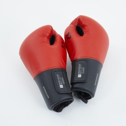 GANTS DE BOXE 100 - ROUGE - 12 OZ