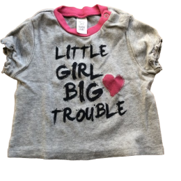 T-Shirt Fille Baby club  - 12 mois - en bon état